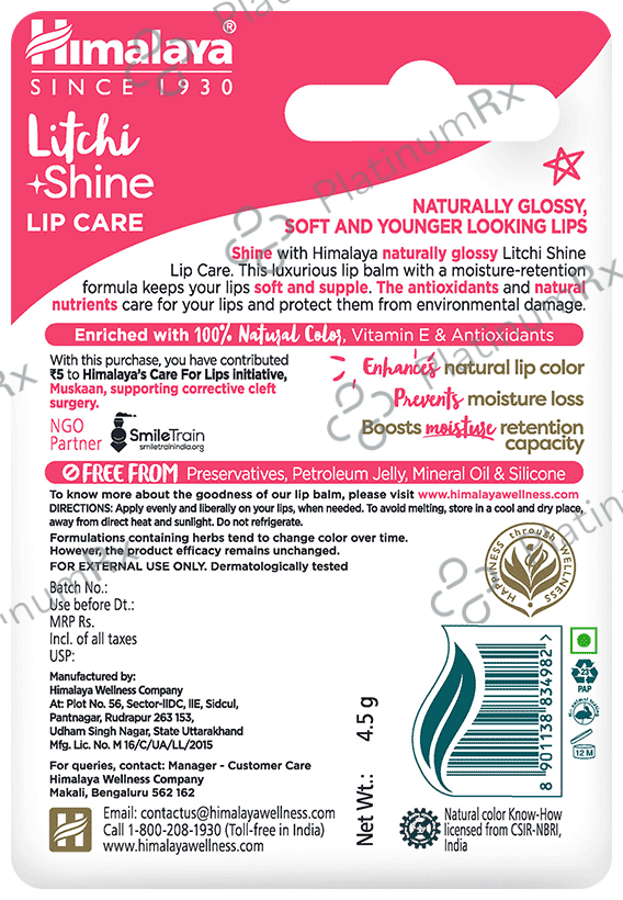 Himalaya Litchi Shine Lip Care