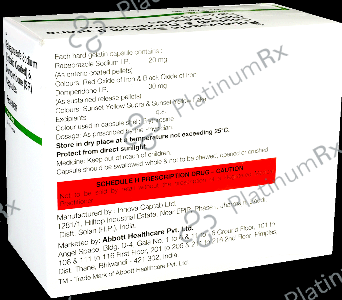 Rzole Dsr 30/20mg Capsule SR 10s