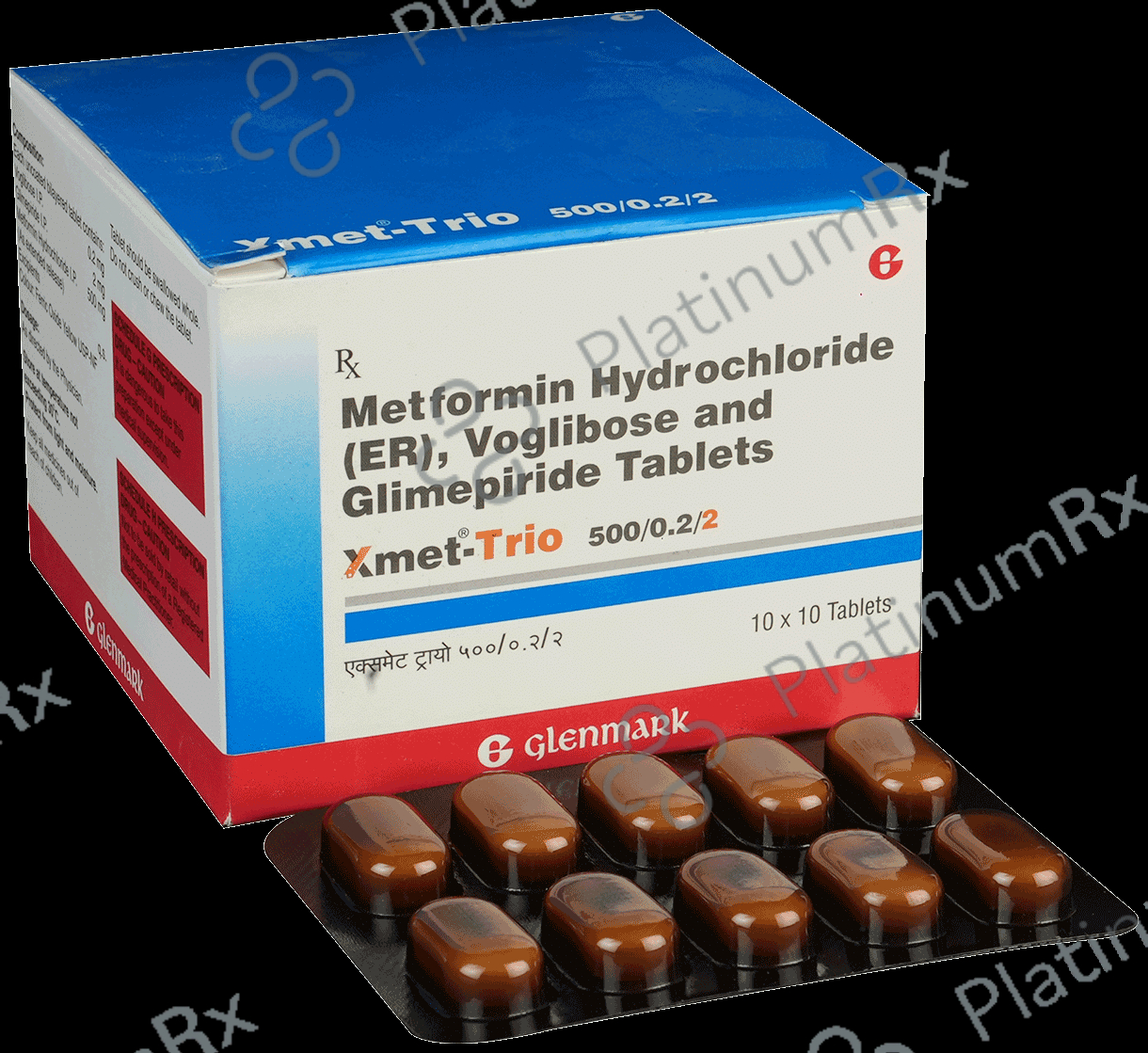Xmet Trio 2/500/0.2mg Tablet ER 10s