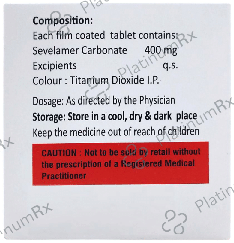 Sevaxl C 400mg Tablet