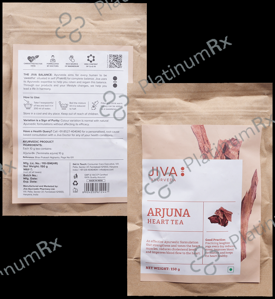 Jiva Ayurveda Arjuna Tea for Heart Health