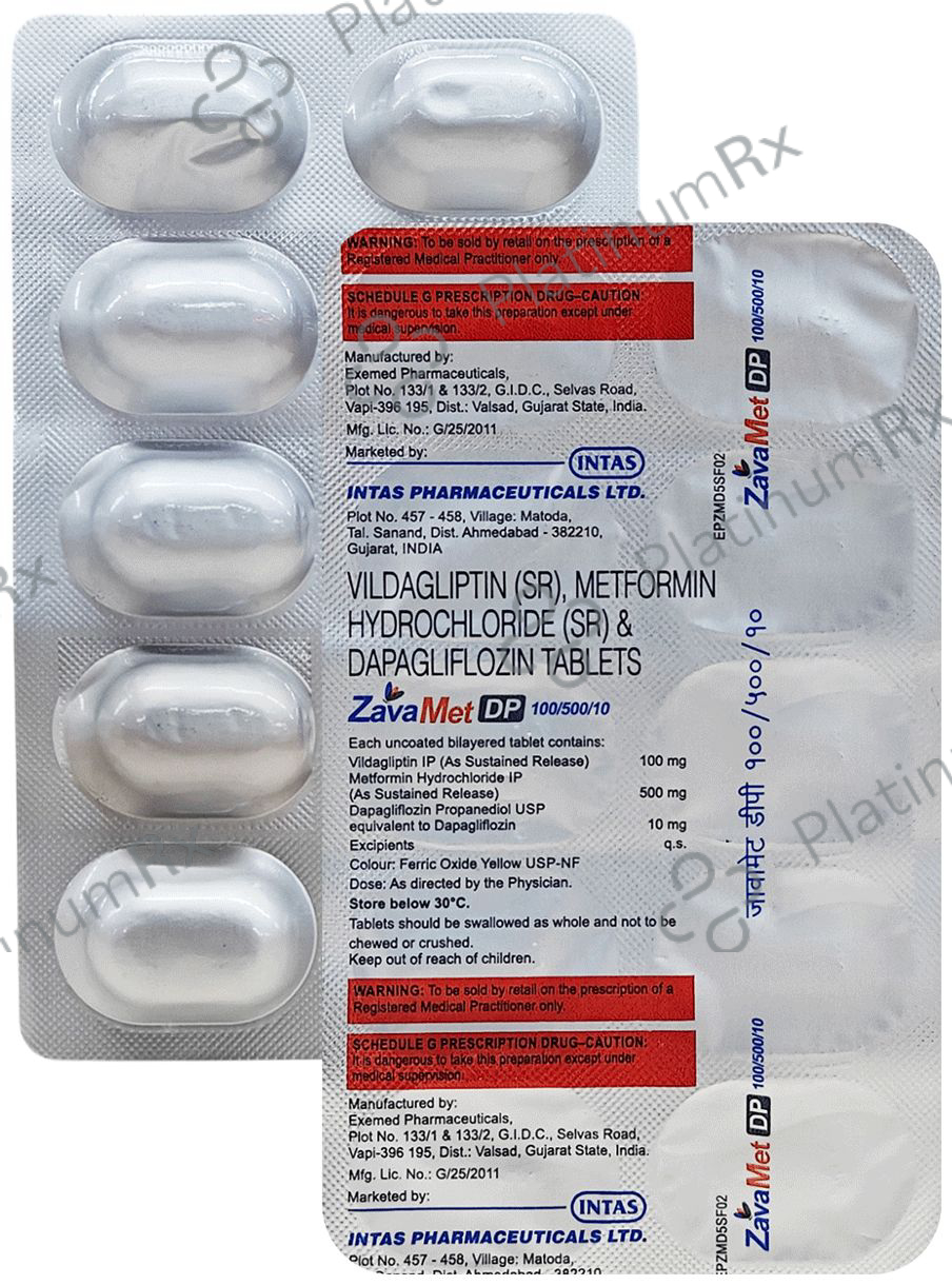Zavamet DP 10/500/100mg Tablet 10s
