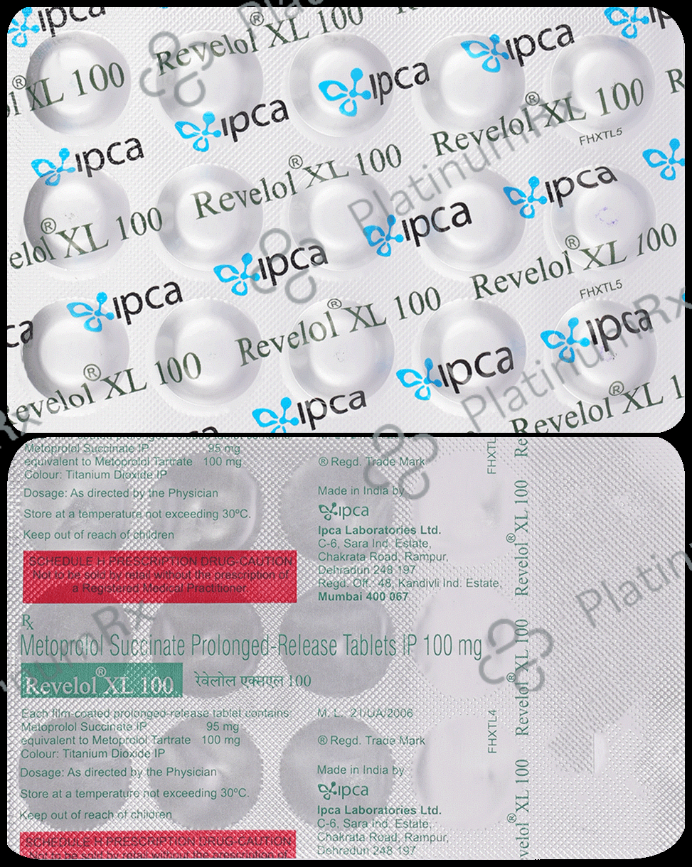 Revelol XL 100mg Tablet PR 15s