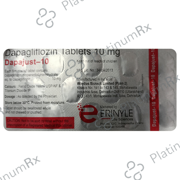 Dapajust 10 Tablet 10 Tablet