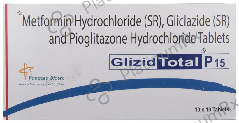 Glizid Total P 15/60/500mg Tablet SR 10s