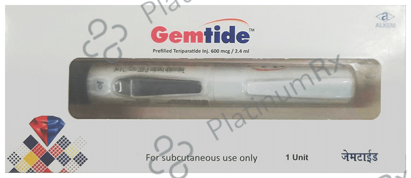 Gemtide 600mcg Injection 1s