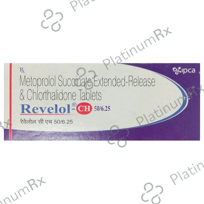 Revelol CH 50/6.25 Tablet ER 10s