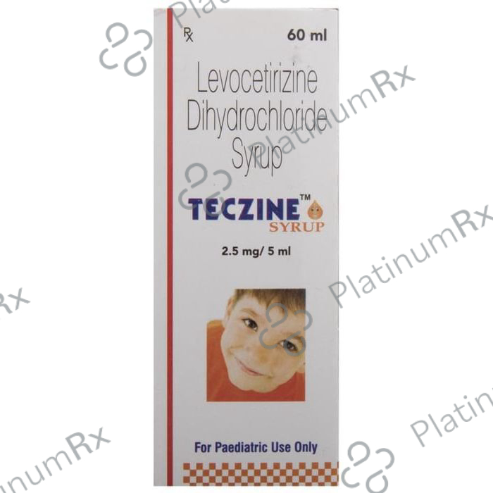 Teczine 2.5mg Syrup 60ml