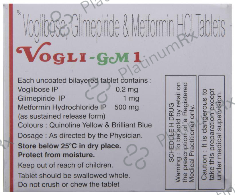Vogli GM 1/500/0.2mg Tablet SR 10s