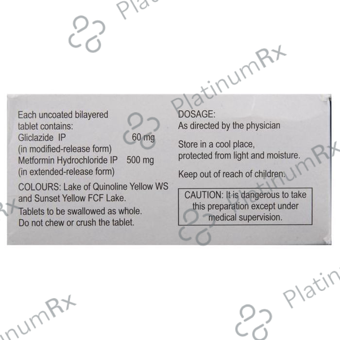 Reclimet OD 60/500mg Tablet 15s