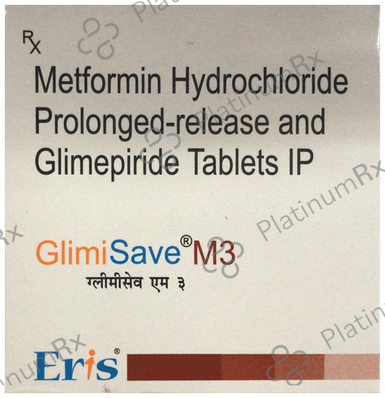 Glimisave M 3/500mg Tablet PR 15s