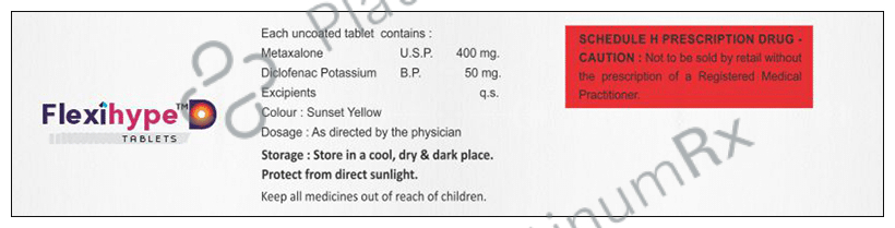 Flexihype D 50mg/400mg Tablet