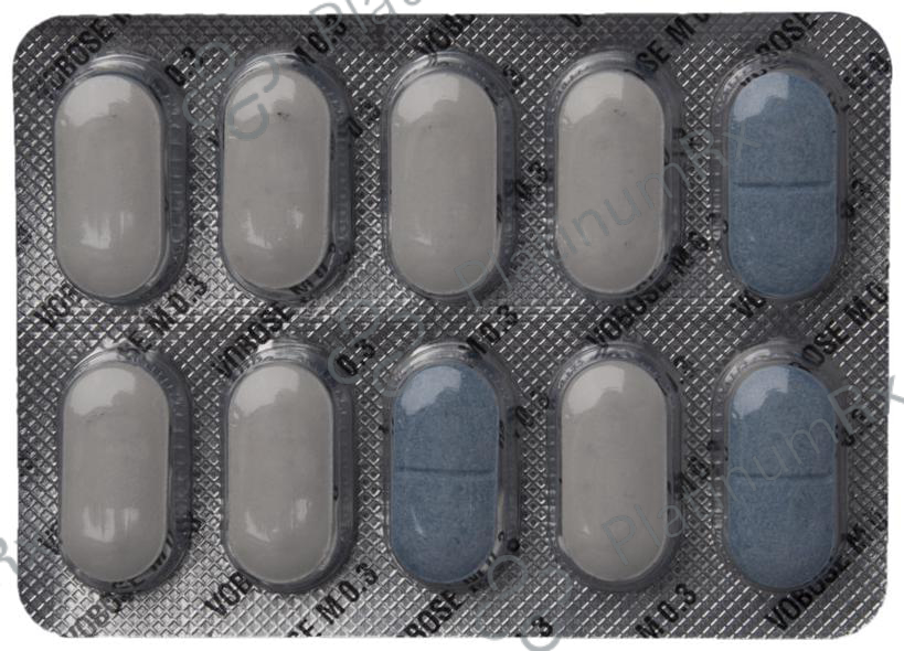 Vobose M 0.3 500/0.3mg Tablet SR 10s