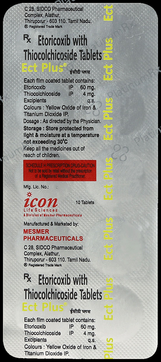 Ect Plus 60/4mg Tablet 10s