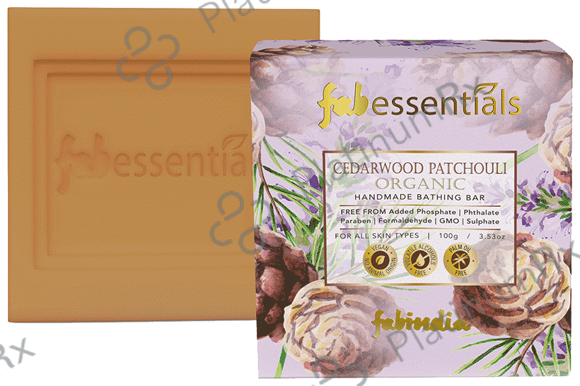 Fabessentials Cedarwood Patchouli Organic Handmade Bathing Bar