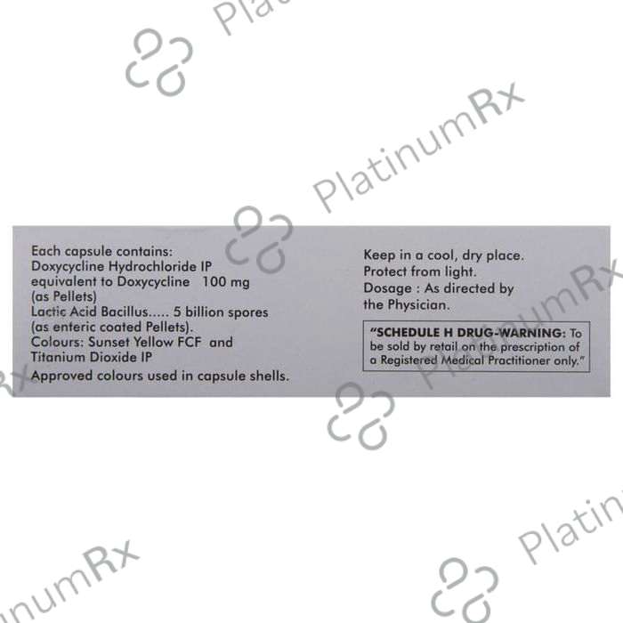 Microdox LBX 100mg/5B Capsule 10s
