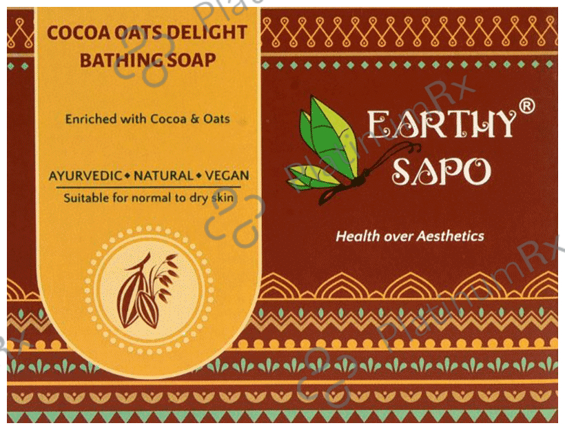 Earthy Sapo Cocoa Oats Delight Bathing Soap