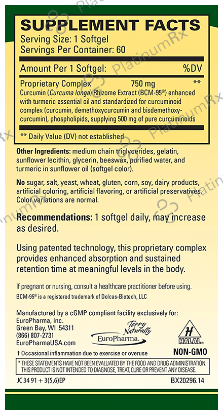 Terry Naturally Cura Med 750mg Softgel