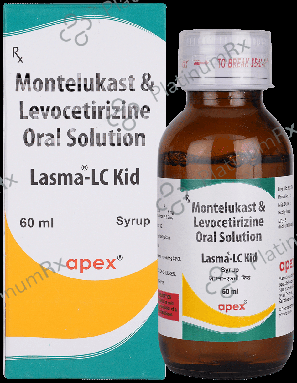Lasma LC kid 2.5/4mg Syrup 60ml