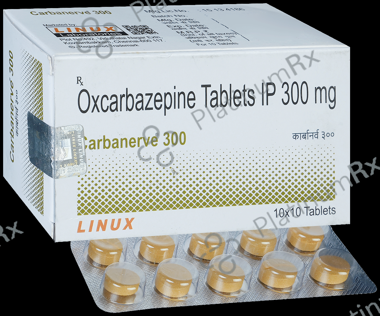 Carbanerve 300mg Tab 10s
