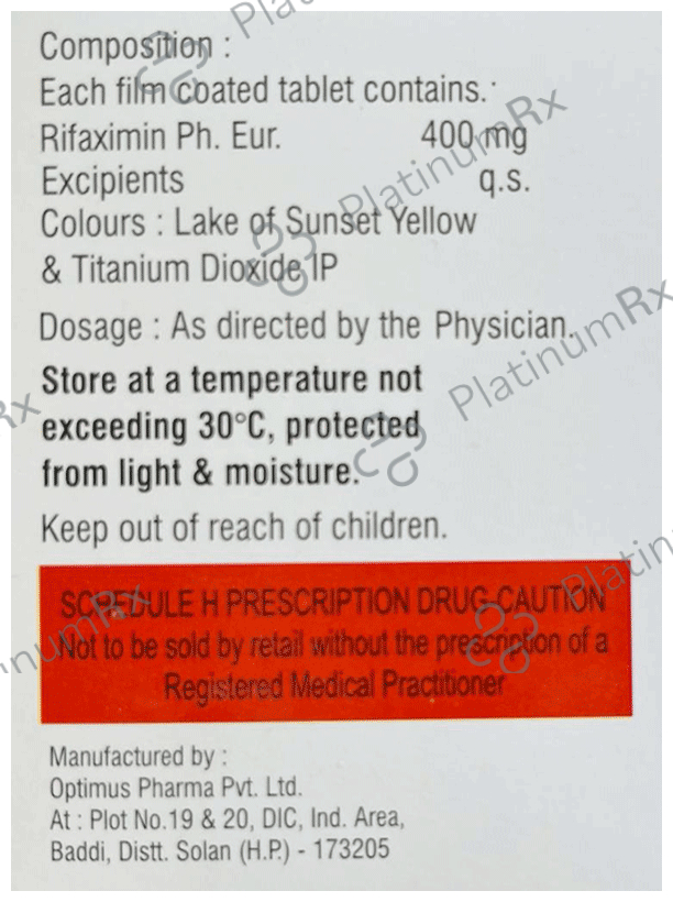 Rifacus 400mg Tablet