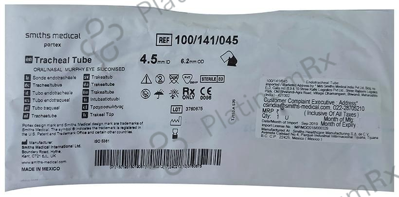 Smith Medical Portex Endotracheal Tube Size 4.5