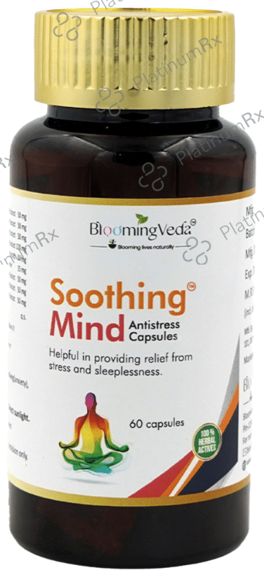 Blooming Veda Soothing Mind Antistress Capsule (60 Each) 1 Bottle