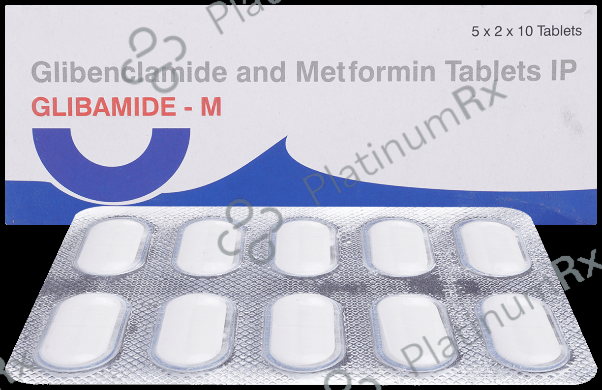 Glibamide M 5mg/500mg Tablet