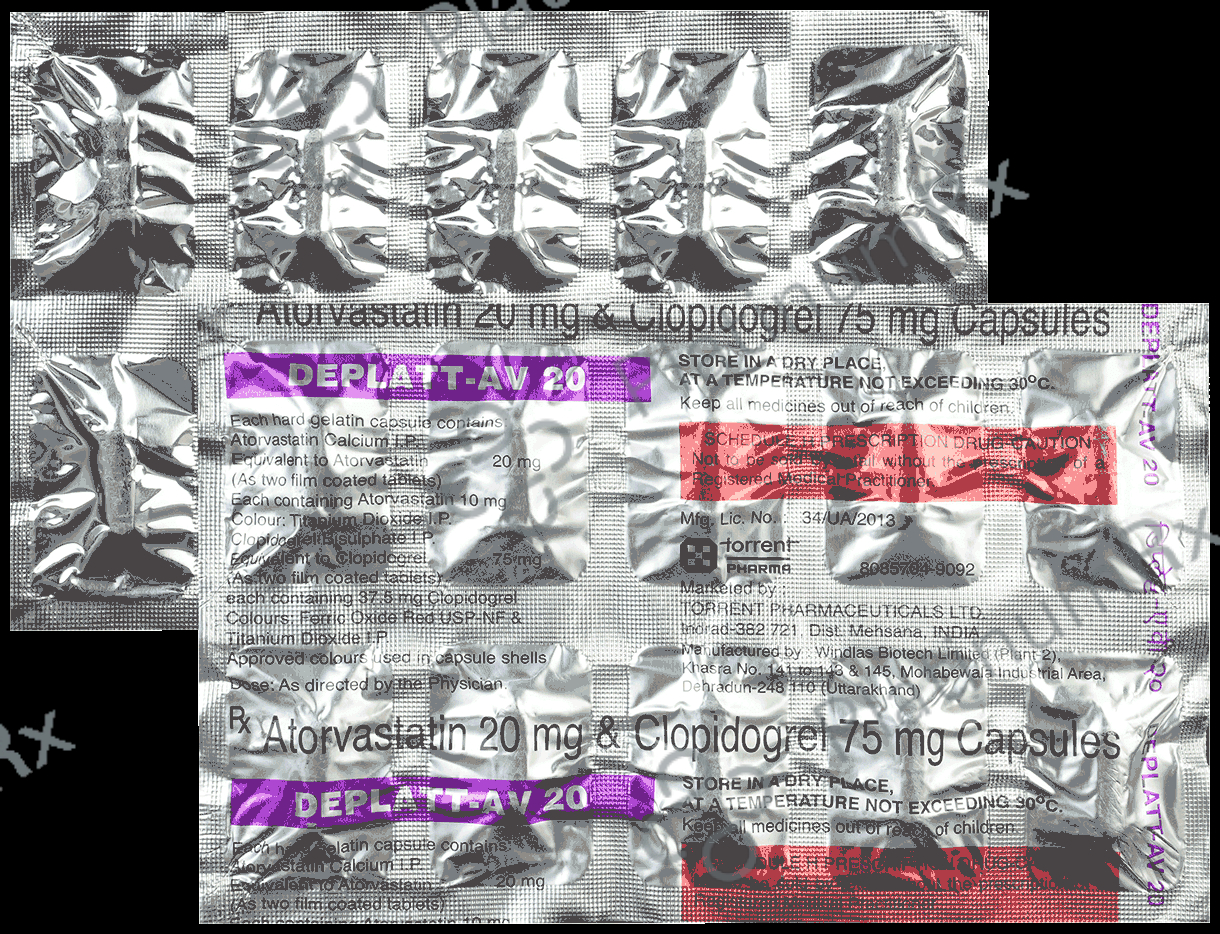 Deplatt AV 20/75mg Capsule 10s