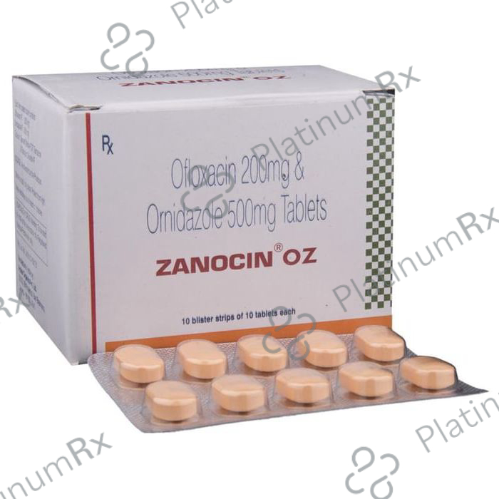 Zanocin OZ 200/500mg Tablet 10s
