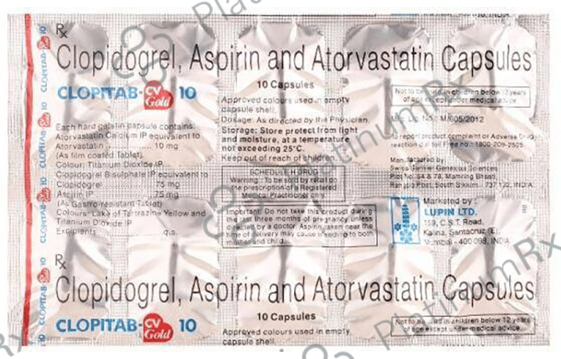 Clopitab CV Gold Capsule 10s