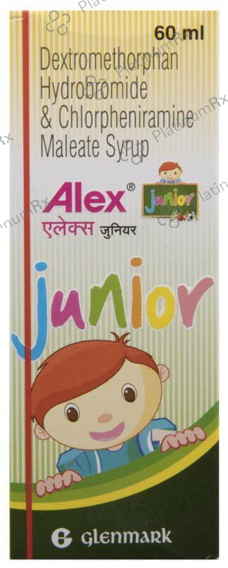Alex Junior 2/5mg Syrup 60ml