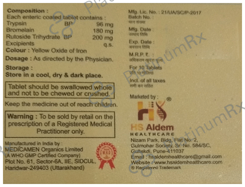 Swaftozyme Tablet