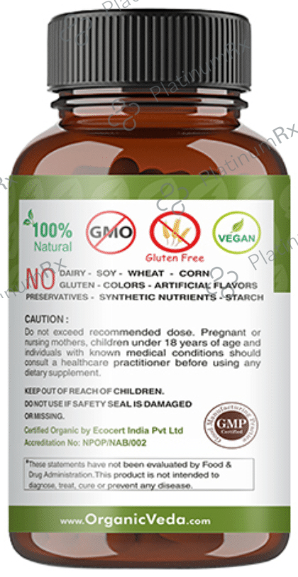 Organic Veda Moringa & Matcha Veggie Capsule