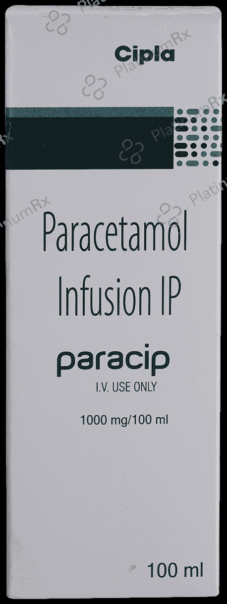 Paracip 1000mg Infusion 100ml