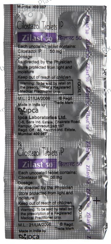 Zilast 50mg Tablet 10s