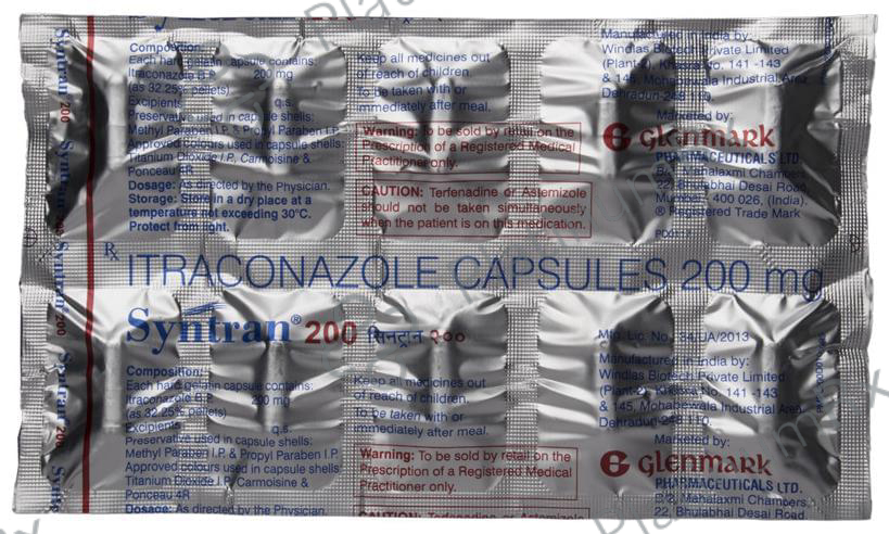 Syntran 200mg Capsule 10s