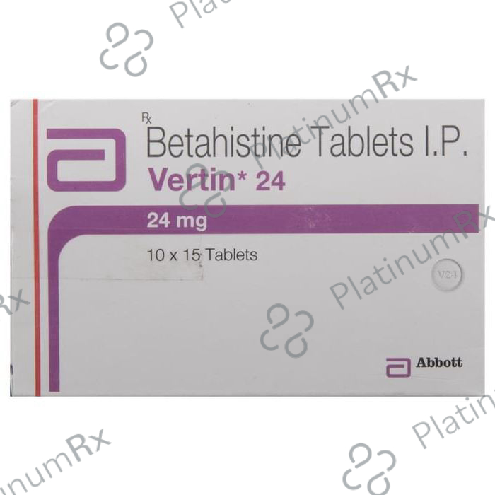 Vertin 24mg Tablet 15s