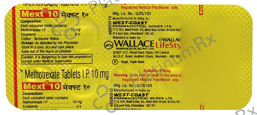 Mext 10mg Tablet 10s