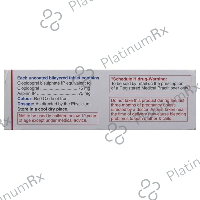 Clopivas AP 75/75mg Tablet 15s