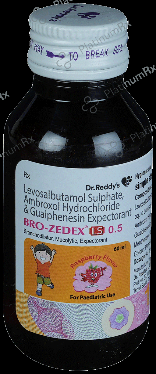 Bro-Zedex LS 0.5 Expectorant Raspberry