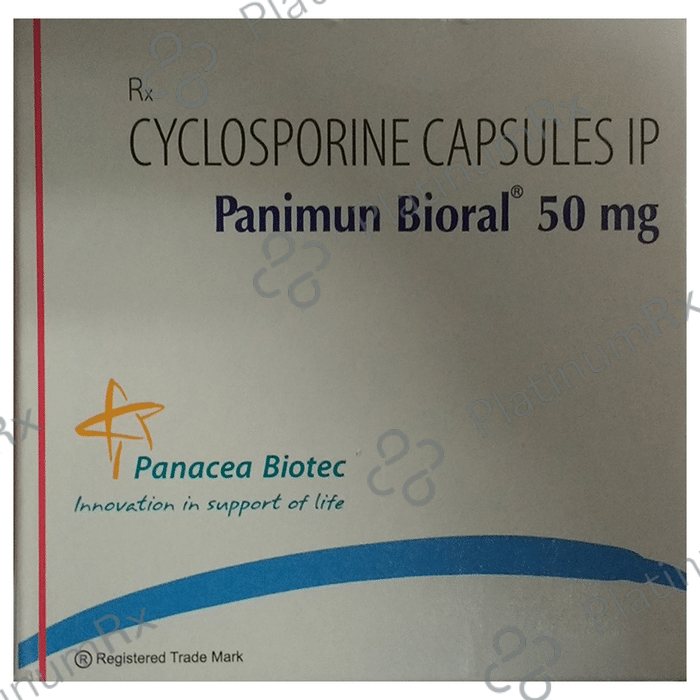 Panimun Bioral 50mg Capsule 6s