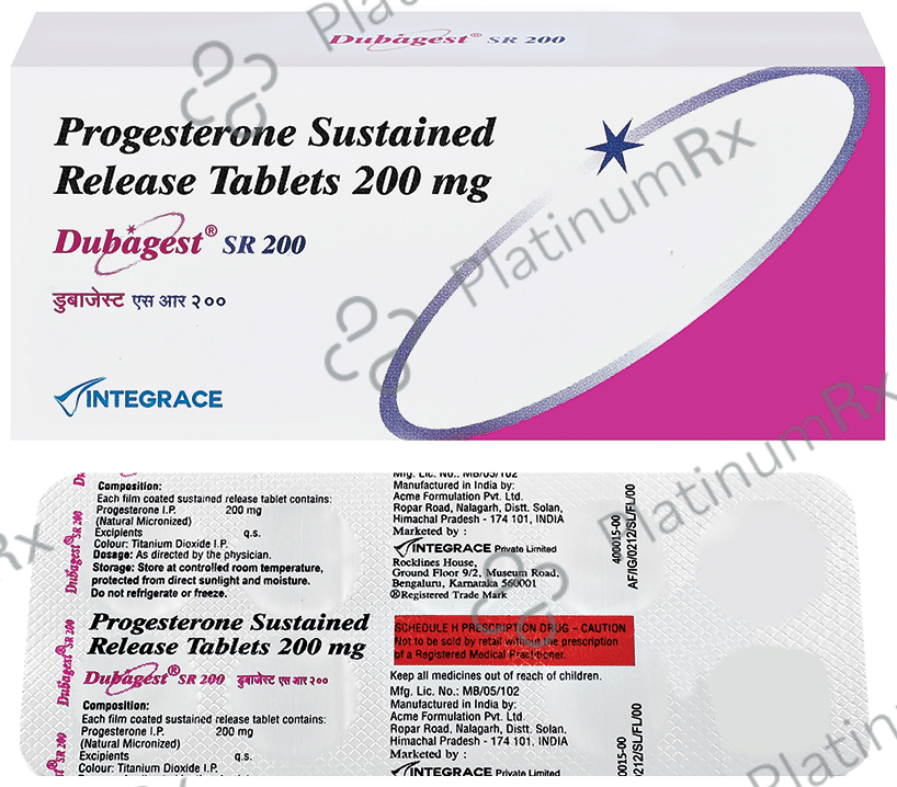 Dubagest SR 200mg Tablet 10s
