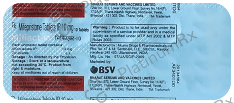 Mifiact 10mg Tablet