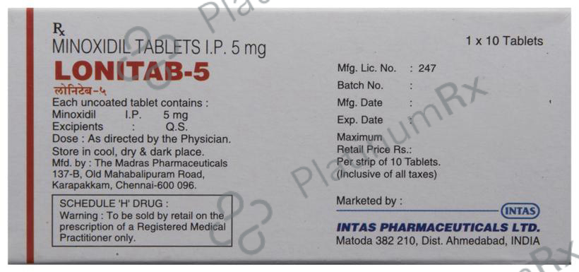 Lonitab 5mg Tablet 10s