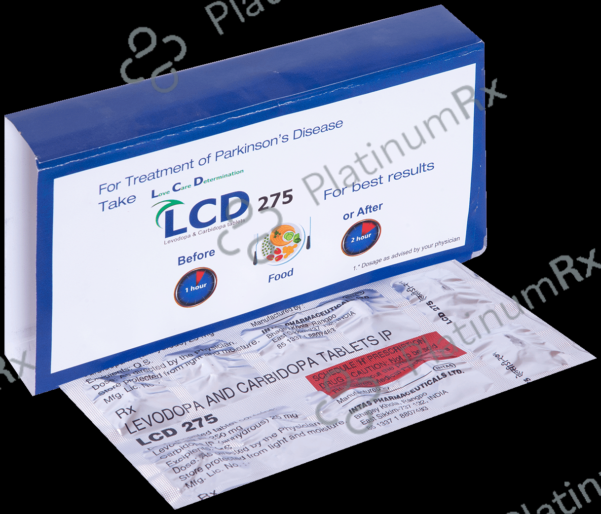 LCD 25/250mg Tablet 10s