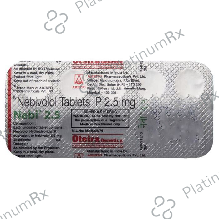 Nebi 2.5mg Tablet 10s