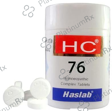 Haslab HC 76 Plantago Complex Tablet 20 gm