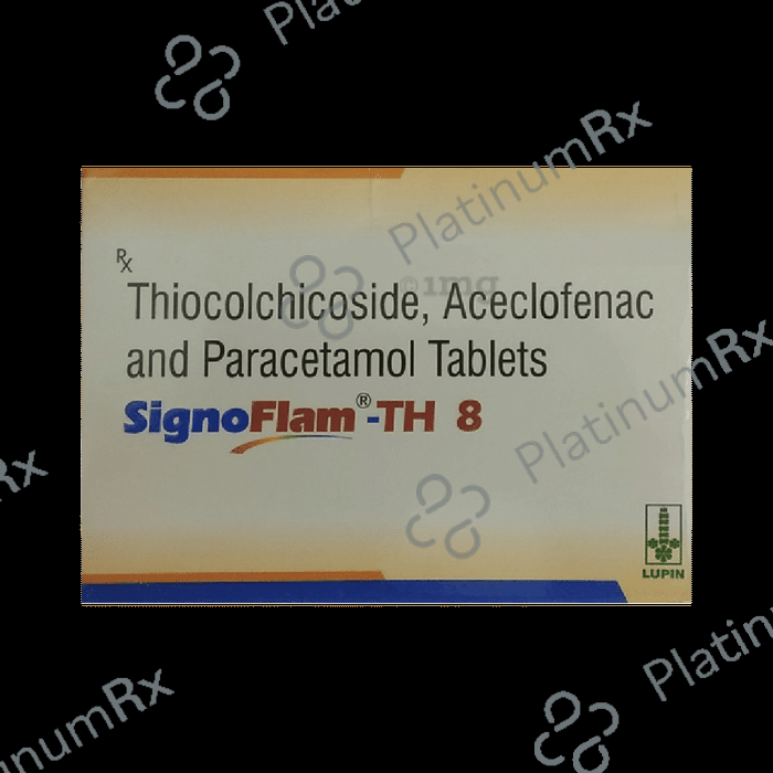 Signoflam TH 8mg/100mg/325mg Tablet