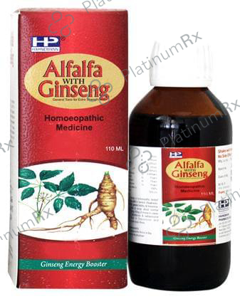 Hahnemann Alfalfa With Ginseng Syrup